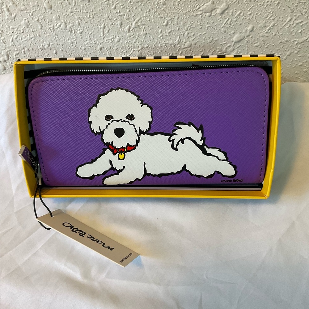 Marc Tetro Wallet, Maltipoo Color- PURPLE
